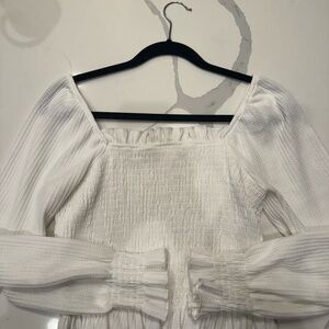 Altar'd State Cream Textured Top